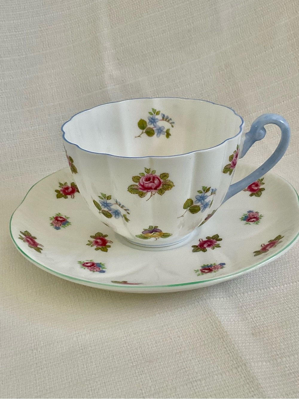 VINTAGE Shelley Teacup and Saucer